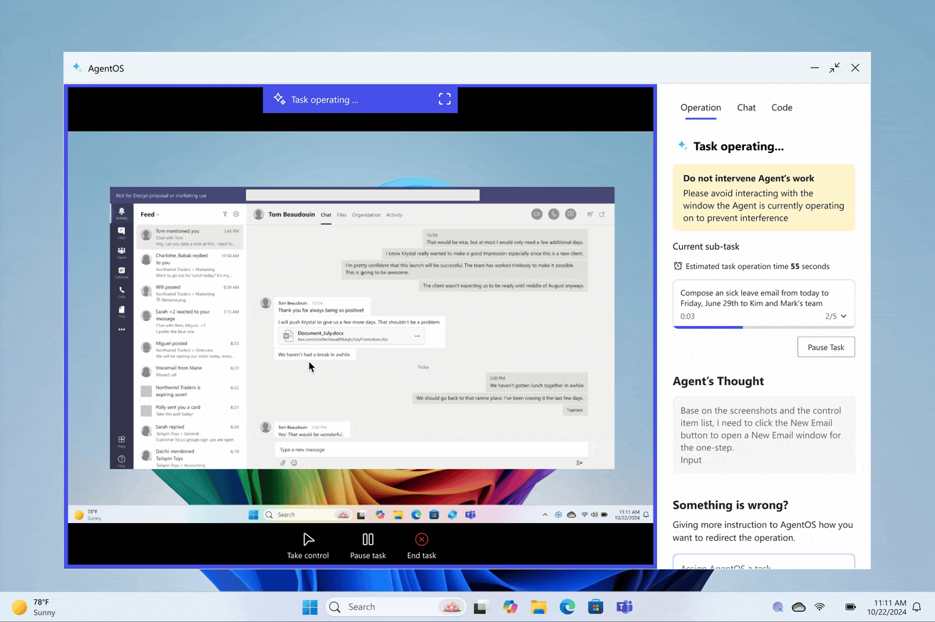 Picture-in-picture task monitor
